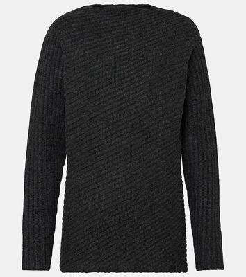Toteme Twisted rib-knit wool sweater