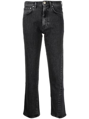 TOTEME twisted-seam straight-leg jeans - Grey