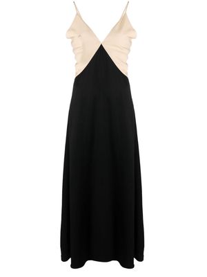 TOTEME V-neck maxi dress - Black