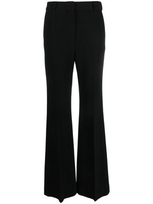 TOTEME wide-leg crepe trousers - Black