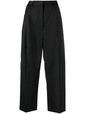 TOTEME wool cropped trousers - Black