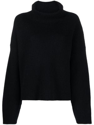 TOTEME wool mock-neck jumper - Black