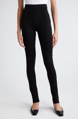 TOTEME Zip Leggings in Black