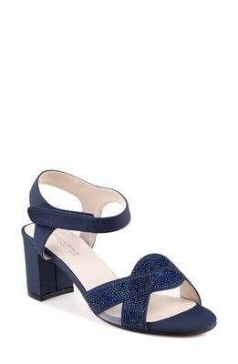 Touch Ups Cam Ankle Strap Sandal in Navy