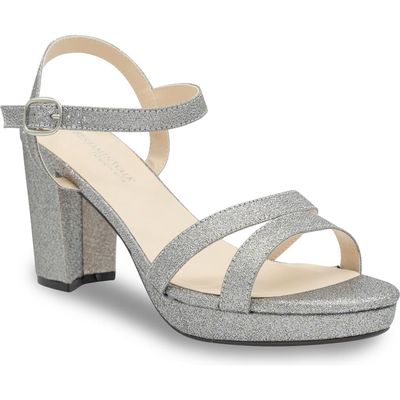 Touch Ups Harmon Platform Sandal in Pewter 