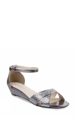 Touch Ups Iris Ankle Strap Sandal in Pewter