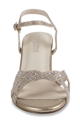 Touch Ups Ivy Ankle Strap Sandal in Champagne