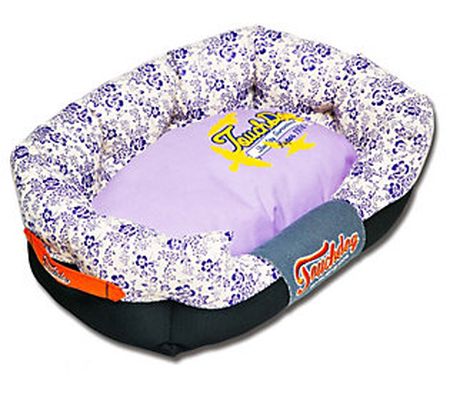 Touchdog Floral-Galore Ultra-Plush Designer Dog Bed