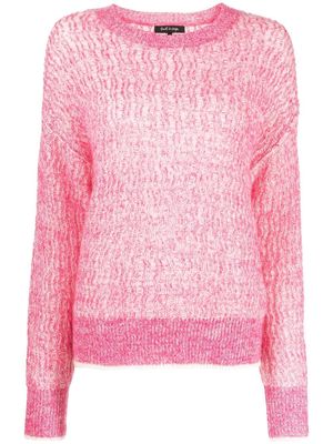 tout a coup chunky ribbed-knit jumper - Pink