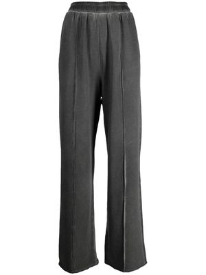 tout a coup cotton straight-leg trousers - Grey