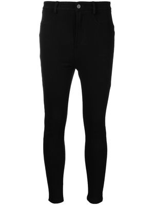 tout a coup cropped skinny trousers - Black