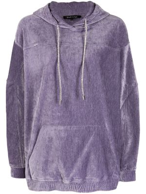 tout a coup drawstring long-sleeve hoodie - Purple