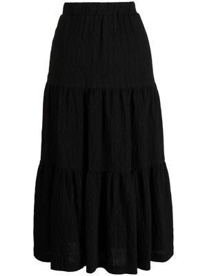 tout a coup flared A-line skirt - Black