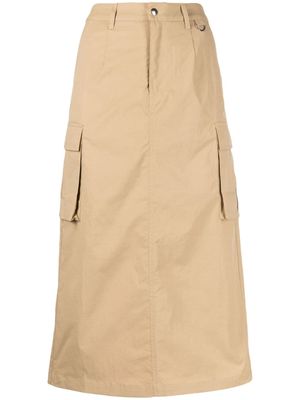 tout a coup high-waisted cargo skirt - Brown