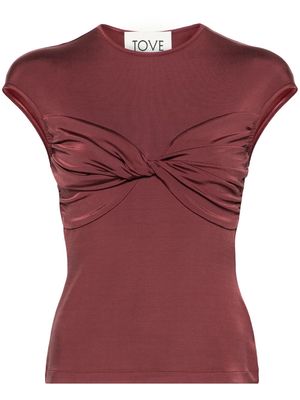 TOVE Paola twisted top - Red