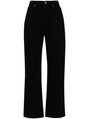 TOVE Sade high-rise straight-leg jeans - Black