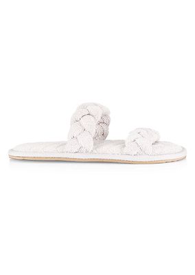 Towel Terry Braided Slippers