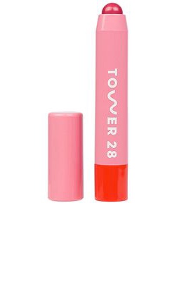 Tower 28 JuiceBalm Vegan Tinted Lip Balm Treatment in Shake.