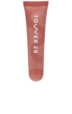 Tower 28 Lipsoftie Tinted Lip Treatment in Dulce De Leche.