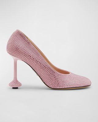Toy Strass Leather Pumps