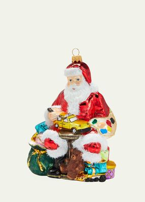 Toymaker Santa Christmas Ornament