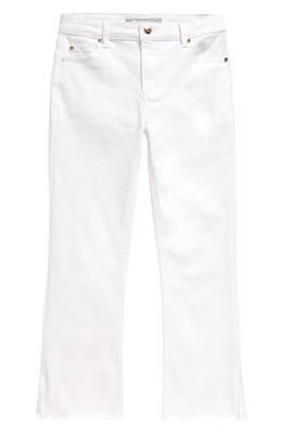Tractr Kids' Crop Bootcut Jeans in White