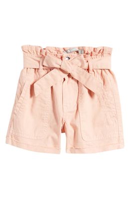 Tractr Kids' Paperbag Shorts in Pink