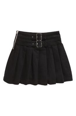 Tractr Kids' Pleated Skirt in Black