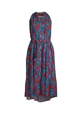 Tracy Floral Cotton Midi-Dress