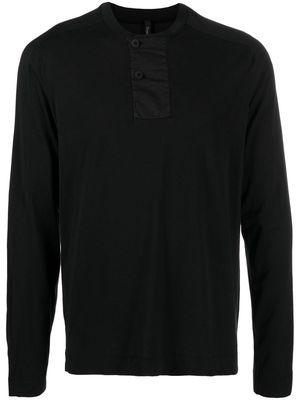 Transit cotton long-sleeve top - Black