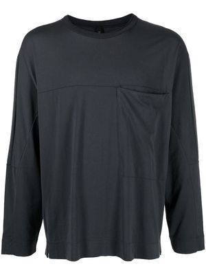 Transit crew-neck long-sleeve T-shirt - Grey