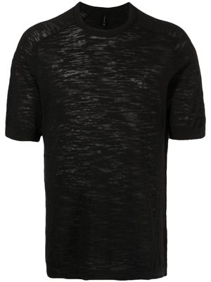 Transit crew-neck short-sleeved T-shirt - Black