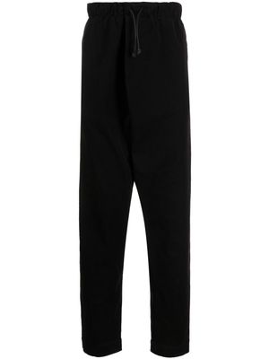 Transit drawstring tapered trousers - Black