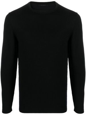 Transit fine-knit crew-neck jumper - Black