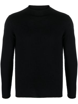Transit fine-knit virgin wool jumper - Black