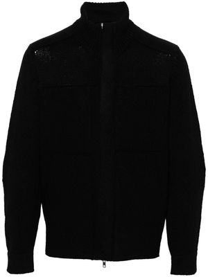 Transit high-neck knitted sweatshirt - Black