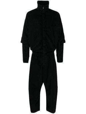 Transit high-neck zip-up jumpsuit - Black