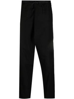 Transit high-waist drop-crotch trousers - Black