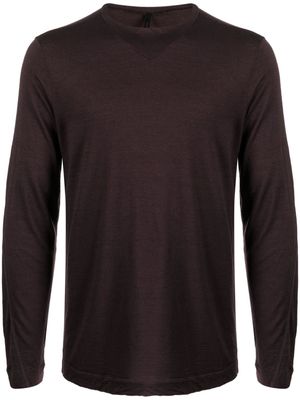 Transit long-sleeve wool T-shirt - Purple