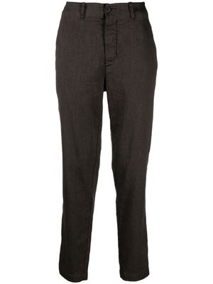 Transit mid-rise linen blend chino trousers - Brown