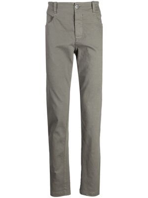 Transit mid-rise slim-cut trousers - Grey