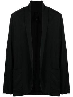 Transit narrow notch-lapel cotton blazer - Black