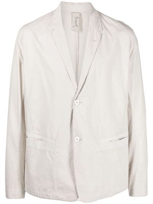 Transit notched-lapels cotton blazer - Grey