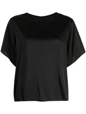 Transit panelled short-sleeved T-shirt - Black
