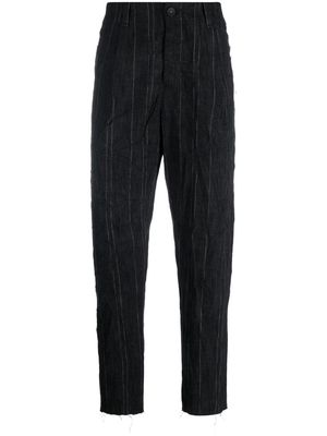 Transit pinstripe tapered-leg trousers - Grey