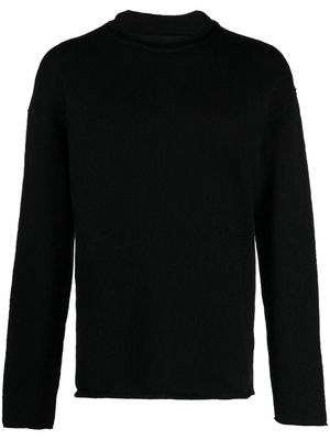 Transit ribbed-knit virgin wool jumper - Black