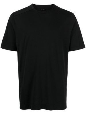 Transit round-neck cotton-blend T-shirt - Black
