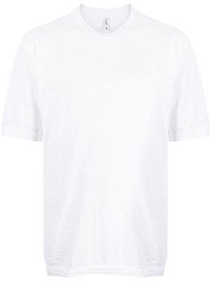 Transit round-neck cotton-blend T-shirt - White