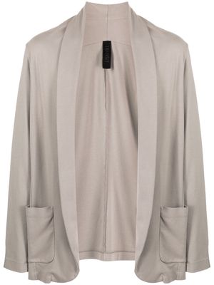 Transit shawl-lapels open-front blazer - Grey