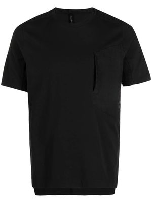 Transit short-sleeve cotton-blend T-shirt - Black
